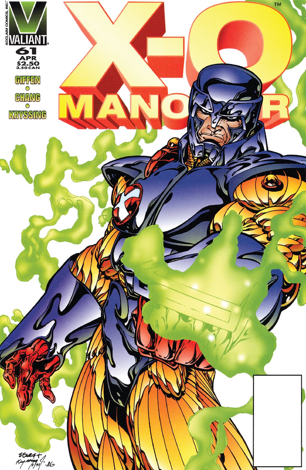 cover for X-O Manowar (1992) #61