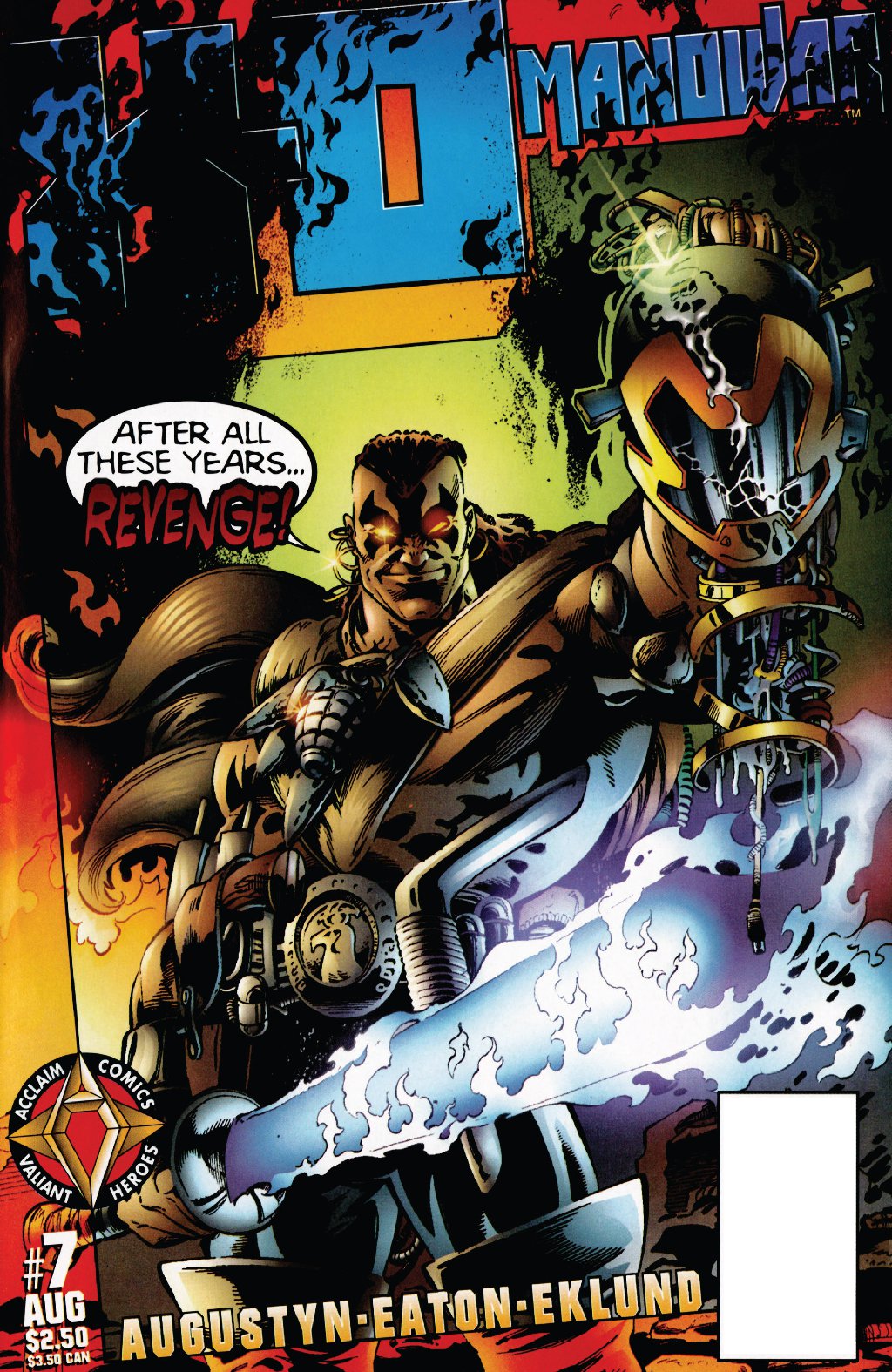 cover for X-O Manowar (1996) #7