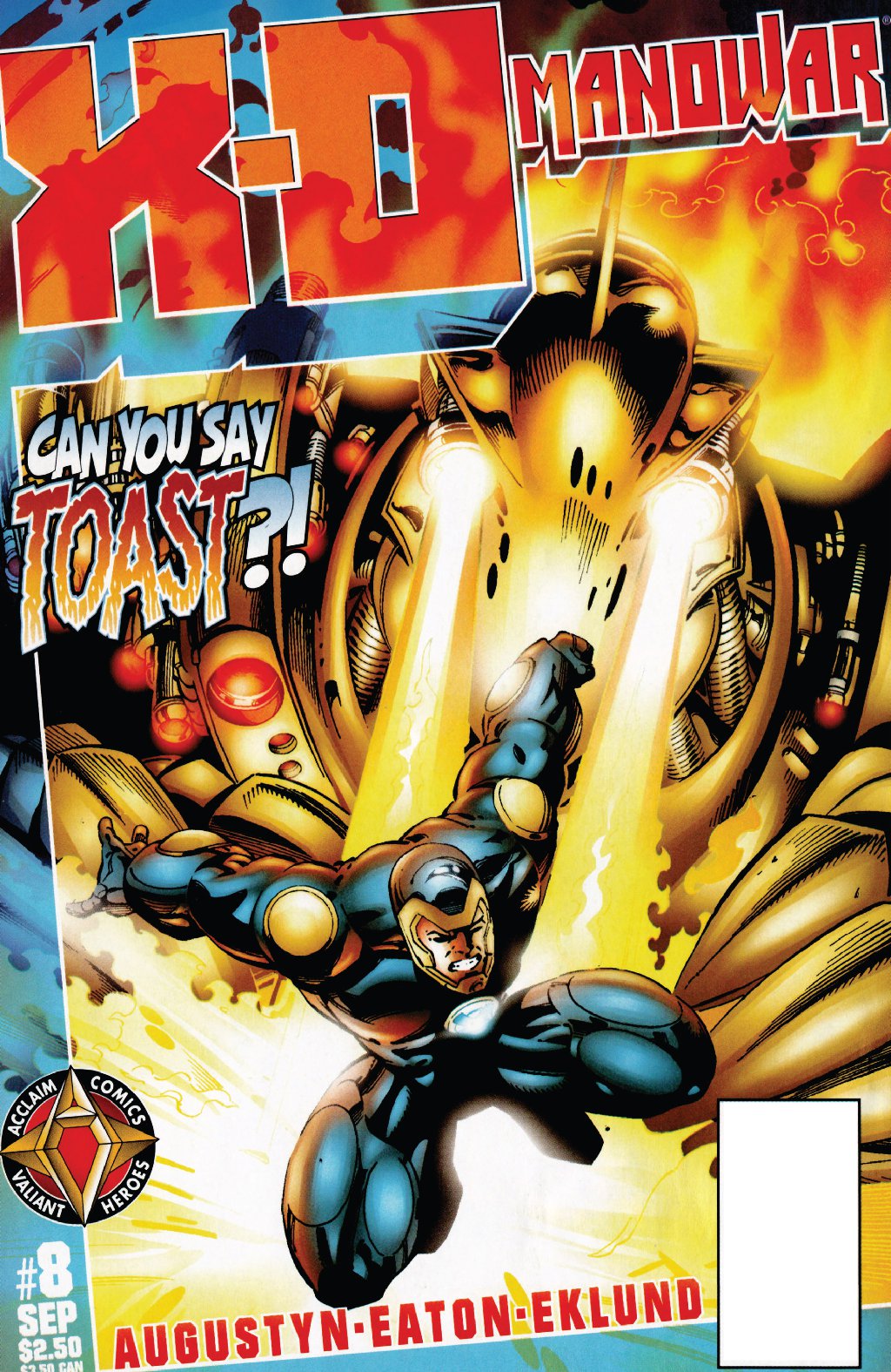 cover for X-O Manowar (1996) #8