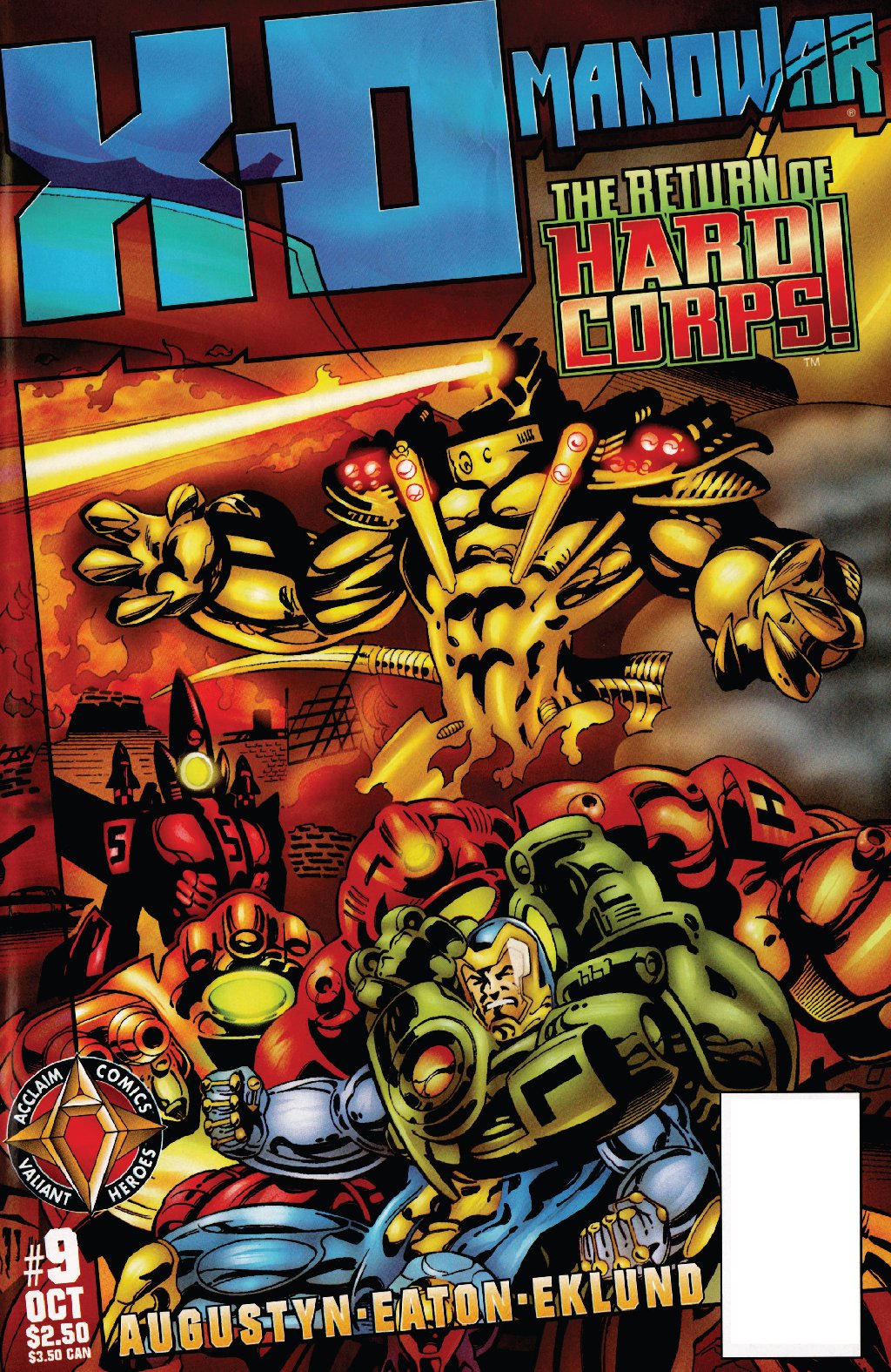 cover for X-O Manowar (1996) #9