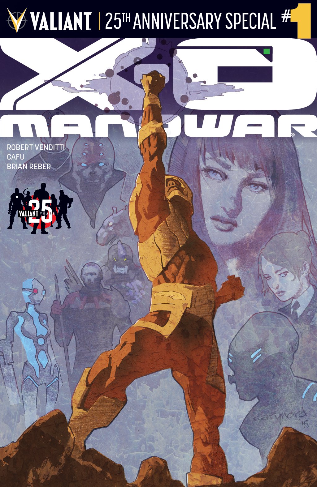 cover for X-O Manowar: Valiant 25th Anniversary Special #1